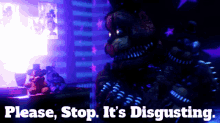 Fnaf Nightmare Freddy GIF - Fnaf Nightmare Freddy Please Stop Its Disgusting GIFs