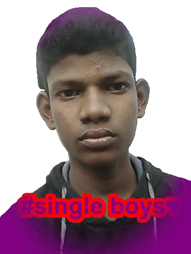 Single Boys Stare Sticker - Single Boys Boy Stare Stickers