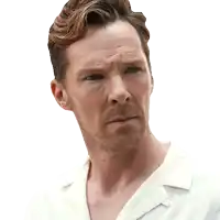 a man with a beard wearing a white shirt