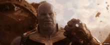 Thanos Ironman GIF