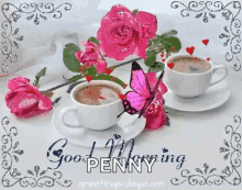 Good Morning Penny GIF - Good Morning Penny Cup Of Coffee GIFs