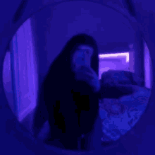 Purple Girl GIF - Purple Girl Mirror GIFs