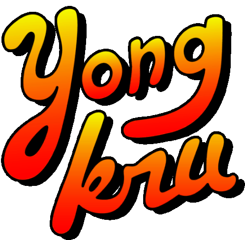 Text Saying Hell Yeah In Indonesian Slang Sticker - Gaul Jadul Yong Kru Text Stickers