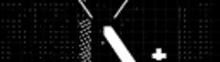 a black and white image of a calculator with the letters r and r on it .