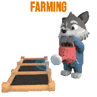 Farming Cadinu Sticker