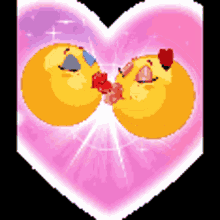 Emojis In Love GIF - Emojis In Love Kiss GIFs