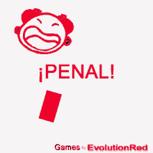 penal no fue penal penalty evolution red rojo