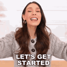 Lets Get Started Shea Whitney GIF - Lets Get Started Shea Whitney Were About To Begin GIFs
