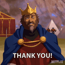 Thank You King Randor GIF - Thank You King Randor Masters Of The Universe Revelation GIFs