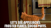 Garfield Lets See GIF - Garfield Lets See Applejacks GIFs