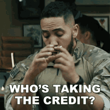 Whos Taking The Credit Ray Perry GIF - Whos Taking The Credit Ray Perry Seal Team GIFs