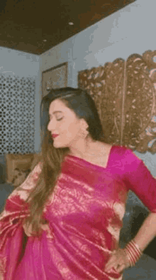 Pushpa Dance GIF - Pushpa Dance Saree GIFs