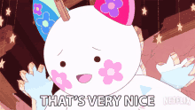 Thats Very Nice Moully GIF - Thats Very Nice Moully Bee And Puppycat GIFs