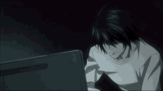 Death Note Gif – Ryuzaki, L – Listening Reaction 2 — Steemit