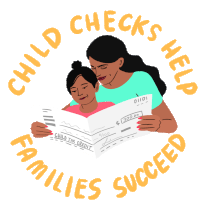 Child Checks Help Families Succeed Taxes Sticker - Child Checks Help Families Succeed Taxes Tax Season Stickers