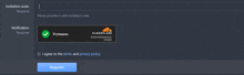 a screenshot of a web page that says verification required