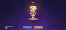a screenshot of a game with a trophy that says s15 on the top