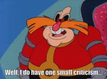 Adventures Of Sonic The Hedgehog Aosth GIF - Adventures Of Sonic The Hedgehog Aosth I Do Have One Small Criticsm GIFs