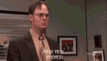 Yes Dwight Schrute GIF - Yes Dwight Schrute The Office GIFs