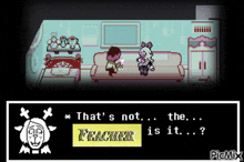 a screenshot of a video game that says that 's not the fracking is it