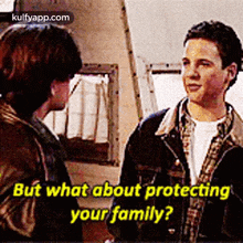 But What About Protectingyour Family?.Gif GIF - But What About Protectingyour Family? Ben Savage Person GIFs