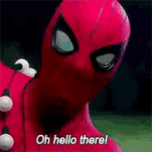 Spiderman Oh Hello There GIF