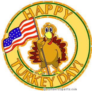 Happy Turkey Day America Sticker - Happy Turkey Day America Stickers