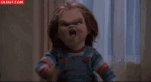 Chucky Hihihi GIF - Chucky Hihihi Scream GIFs
