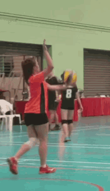 volleyball spike