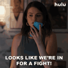 Looks Like Were In For A Fight Mabel Mora GIF - Looks Like Were In For A Fight Mabel Mora Selena Gomez GIFs