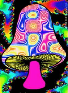 Classic Psychedelic GIF - Classic Psychedelic Mushroom GIFs