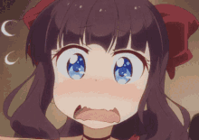 anime new game hifumi takimoto crying confused