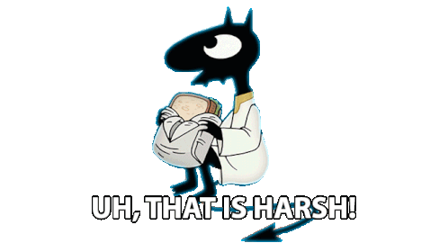 Uh That Is Harsh Luci Sticker - Uh That Is Harsh Luci Disenchantment Stickers