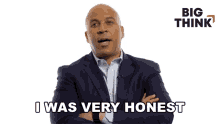 I Was Very Honest Cory Booker GIF - I Was Very Honest Cory Booker Big Think GIFs