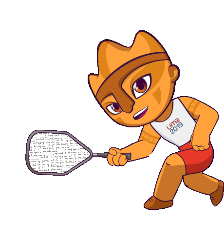 Racquetball Lima2019 Sticker - Racquetball Lima2019 Milco Stickers