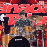 Drumming Jack Thomas GIF - Drumming Jack Thomas Canadas Got Talent GIFs