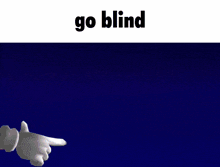 Go Blind Sonic GIF