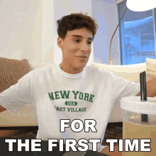 For The First Time Raphael Gomes GIF - For The First Time Raphael Gomes Ive Never Done This Before GIFs
