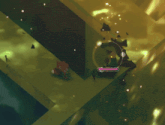 a screenshot of a video game with a purple bar that says ' i 'm alive ' on it