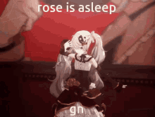 Hatsune Miku Rose Is Asleep GIF - Hatsune Miku Rose Is Asleep GIFs