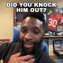 Did You Knock Him Out Ahman Green GIF - Did You Knock Him Out Ahman Green Fight GIFs