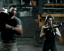 Valenfield Chris And Jill GIF - Valenfield Chris And Jill Chris Redfield And Jill Valentine GIFs