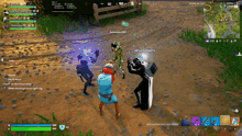 a screenshot of a video game shows a few players including a man named ninja
