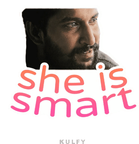 She Is Smart Sticker Sticker - She Is Smart Sticker Smart Stickers