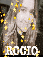 a picture of a woman with the name rocio