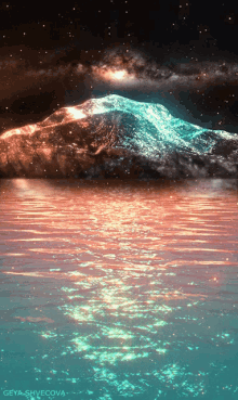 Mountain Water GIF