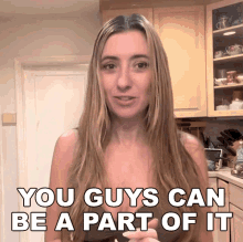 You Guys Can Be A Part Of It Lauren Francesca GIF
