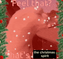 Feel That Thats GIF - Feel That Thats The Christmas Spirit GIFs