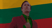 Saul Goodman Lithuania Flag GIF - Saul Goodman Lithuania Flag Saul Lithuania GIFs