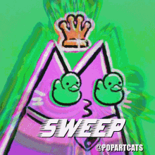 sweep cat sweep nft sweep sweep the floor pop art